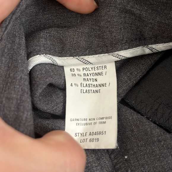 Jacob Gray Wide leg Baggy Trousers Pants - Picture 4 of 4